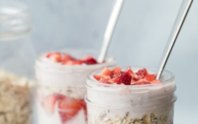 Overnight Oats with Roasted Hemp Seeds